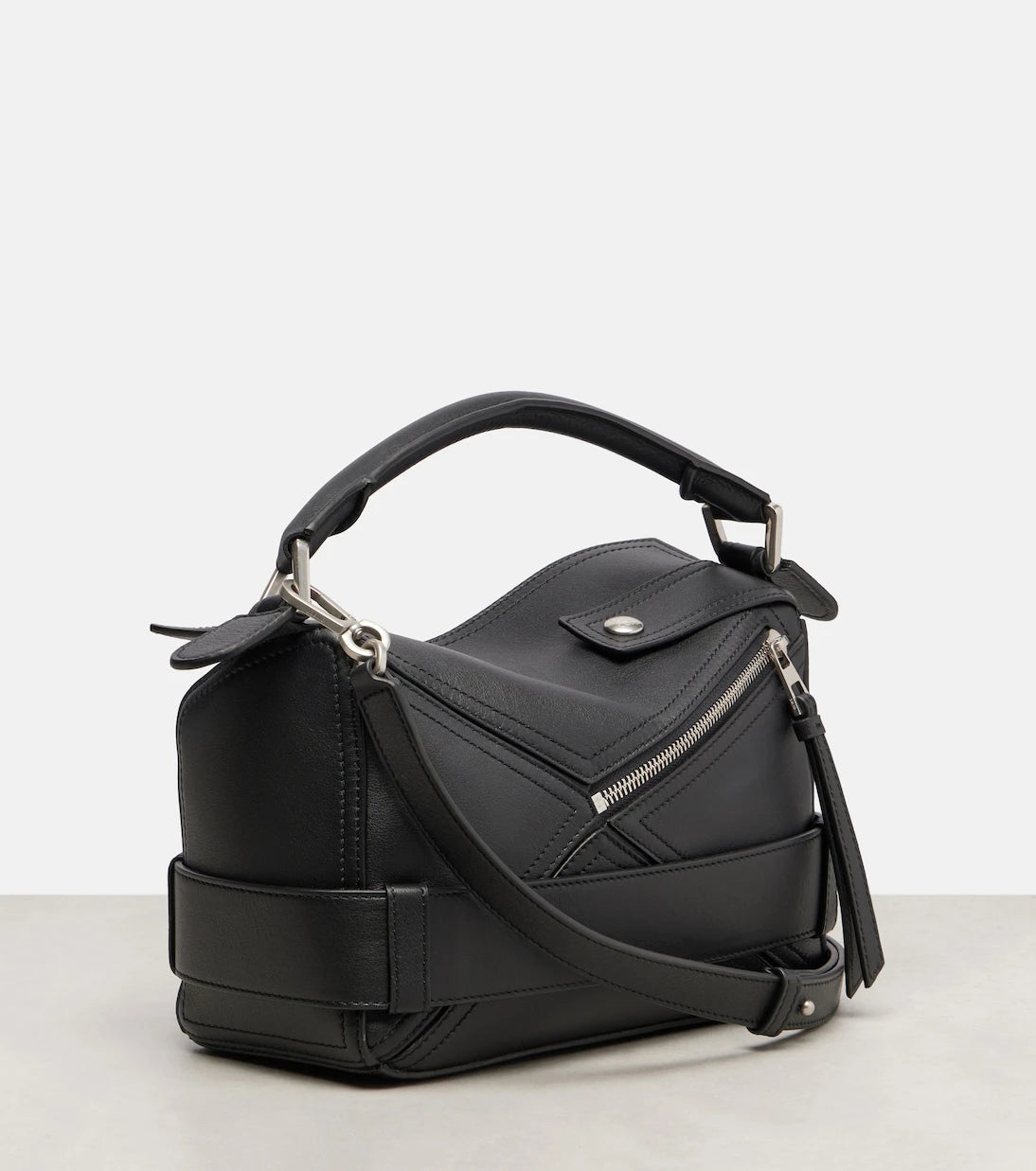 Loewe - Puzzle Biker Small leather tote bag