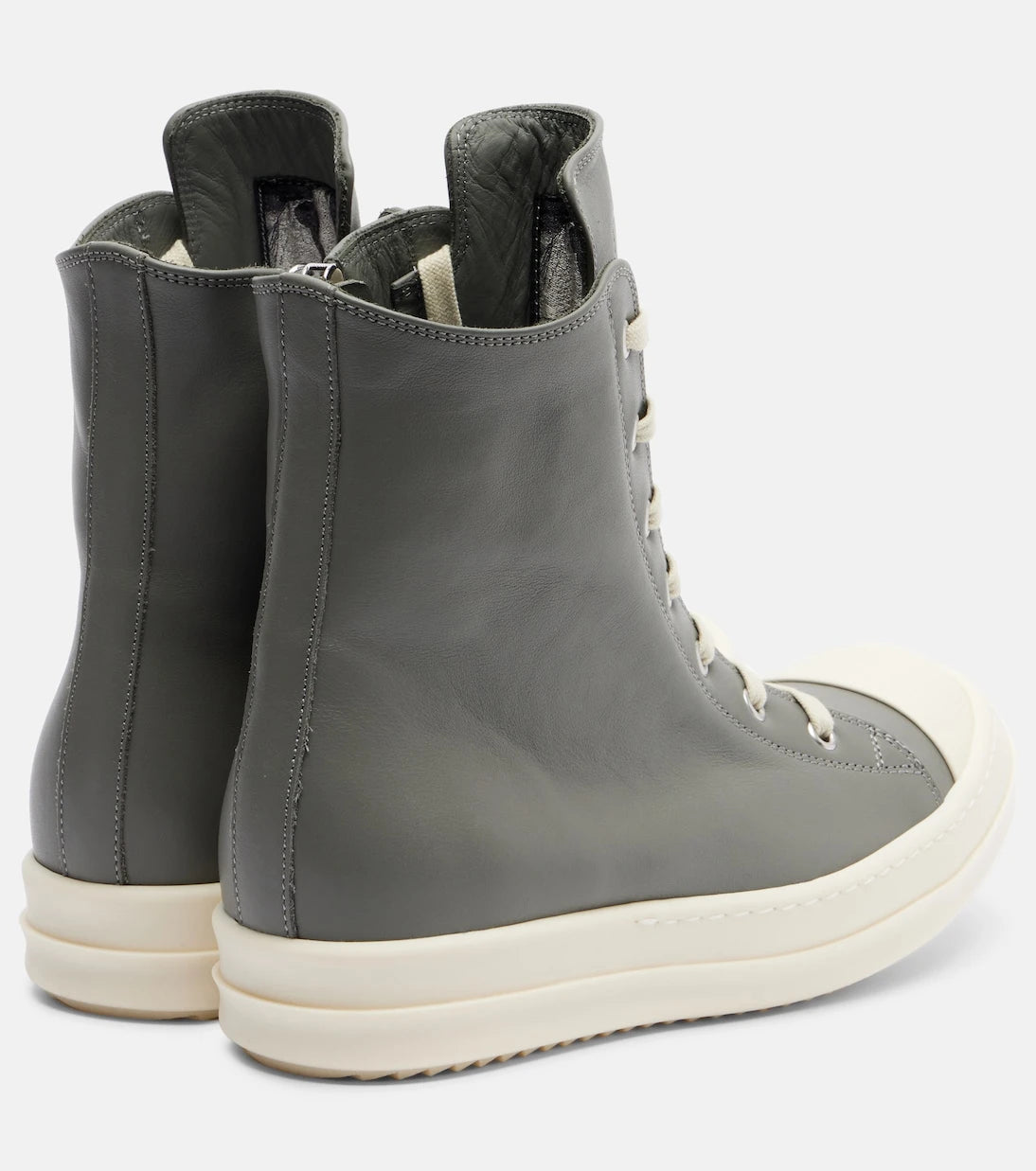 Rick Owens - Leather high-top sneakers