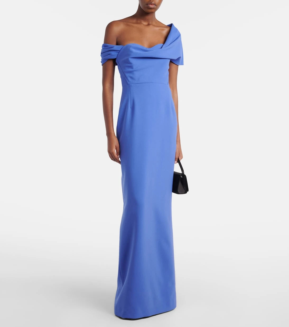 Carolina Herrera - Draped off-shoulder crêpe gown