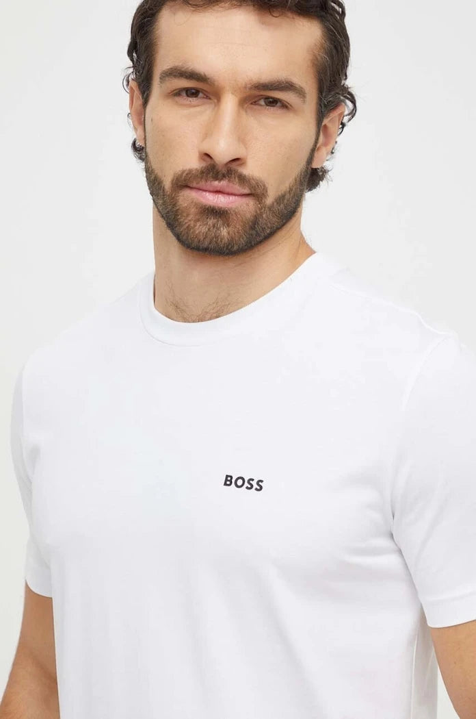BOSS Green erkek pamuk elastan Tişört
