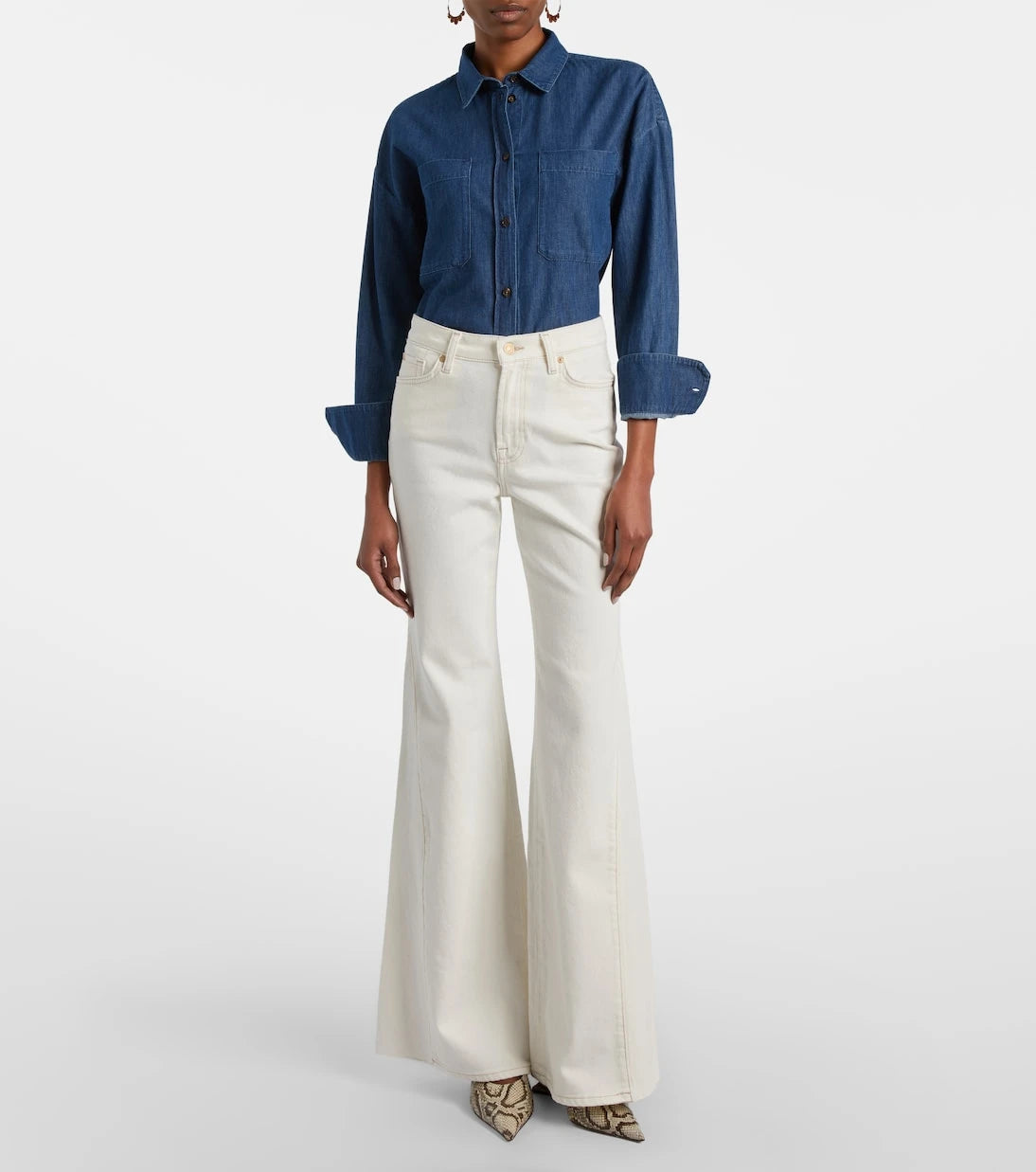 7 For All Mankind - Panel Retro flared jeans