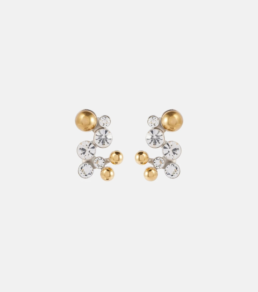 Dries Van Noten - Crystal-embellished drop earrings