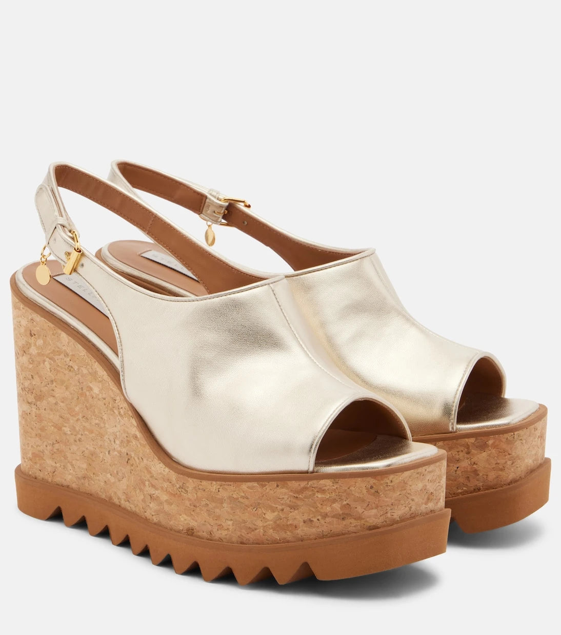 Stella McCartney - Sneak-Elyse arkası açık sandalet