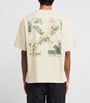 Off-White Cotton Cloudy Arrow Skate Logo T-Shirt