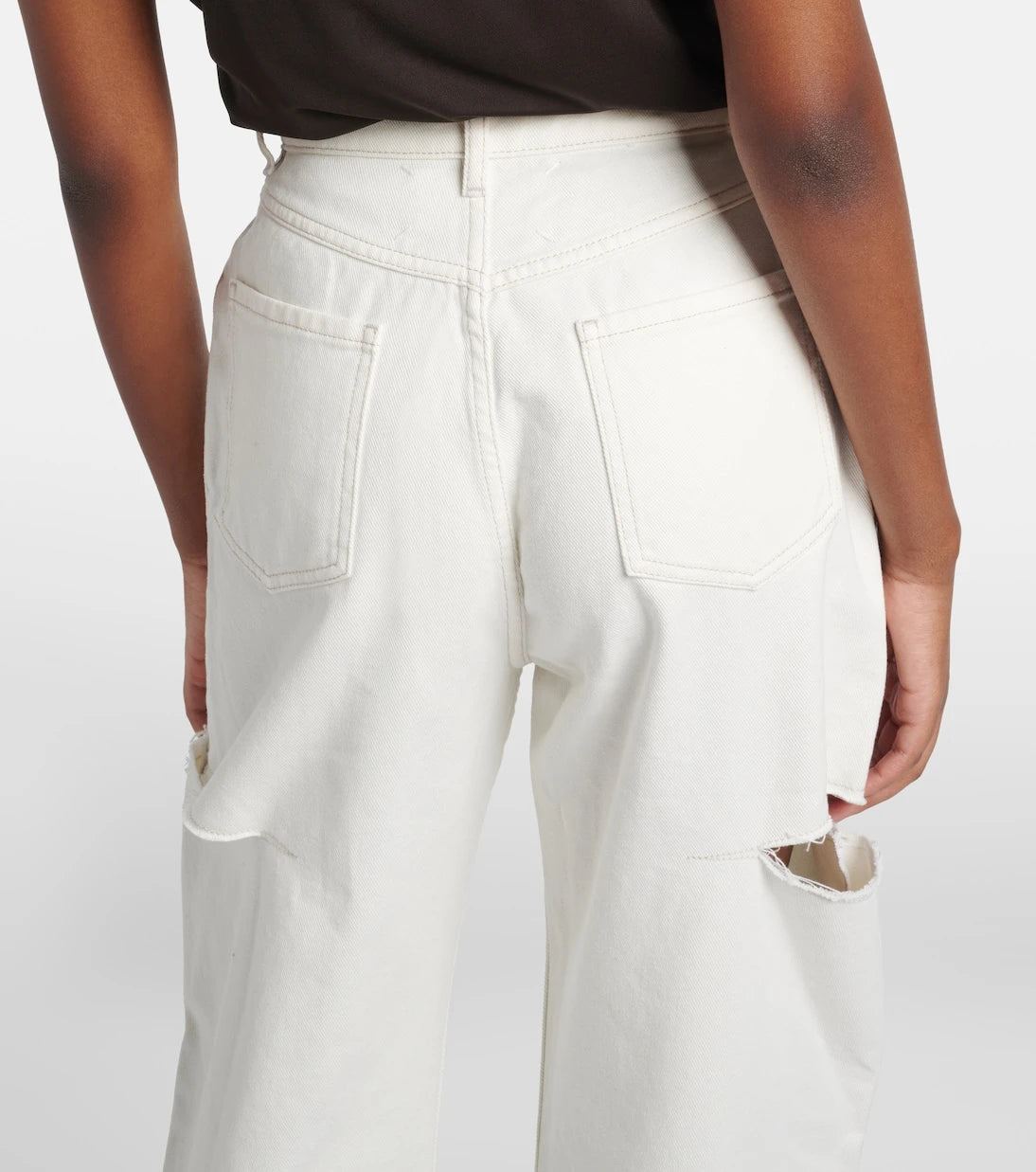 Maison Margiela - High-rise straight leg jeans