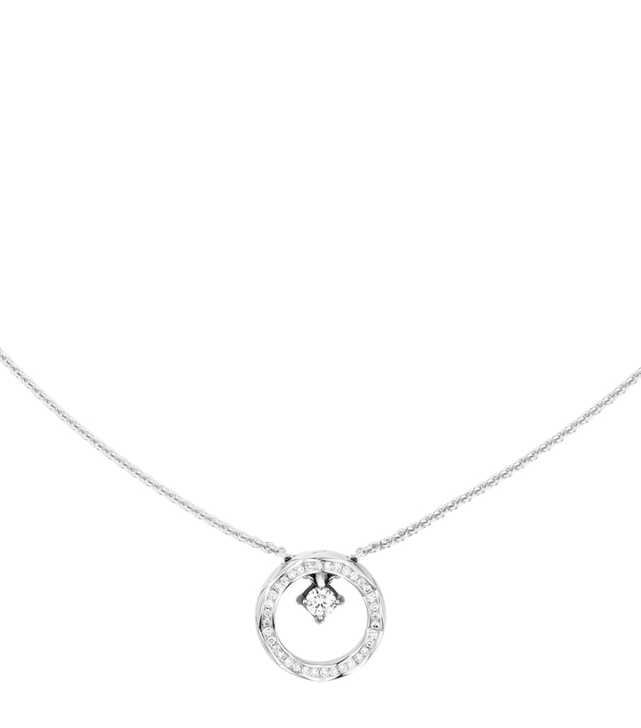 White Gold and Diamond Coco Crush Necklace