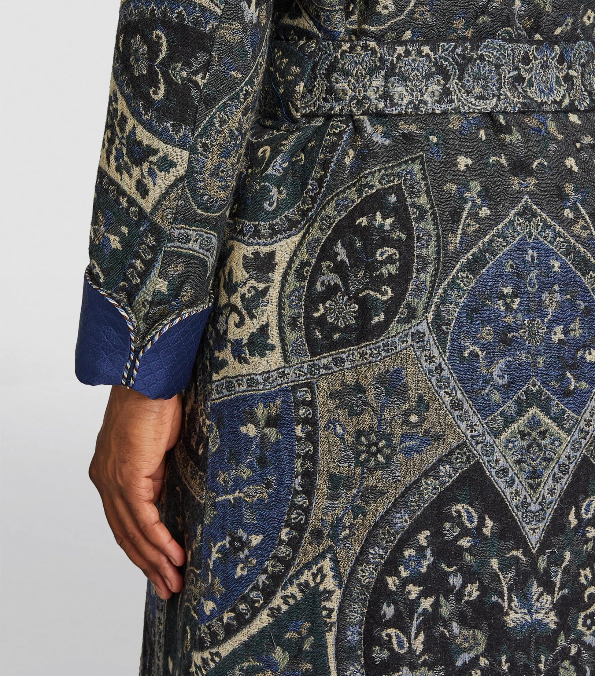 Paisley Jacquard Dressing Gown