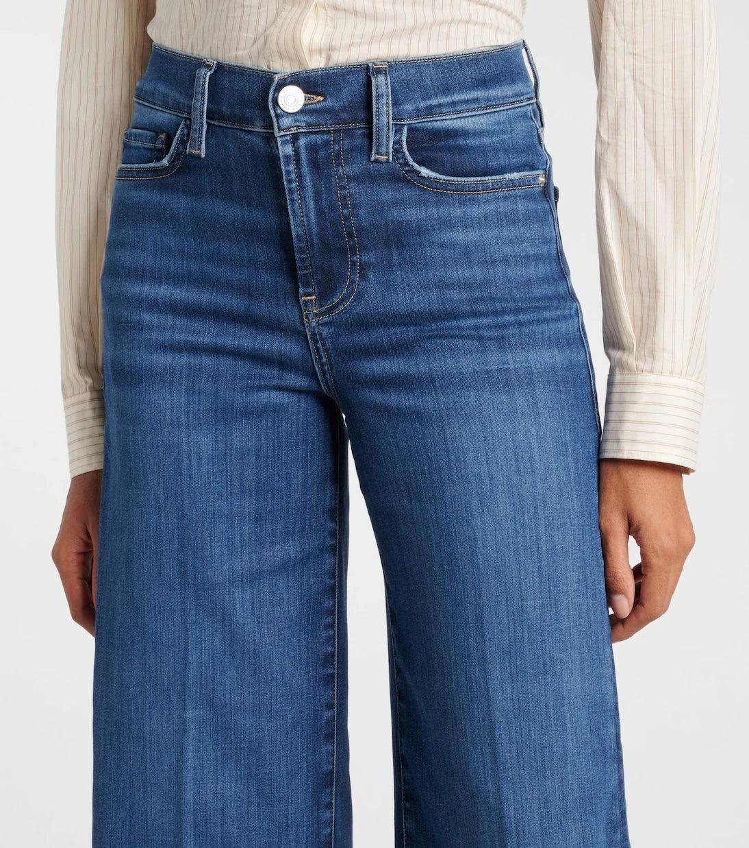 Frame - Le Slim Palazzo wide-leg jeans
