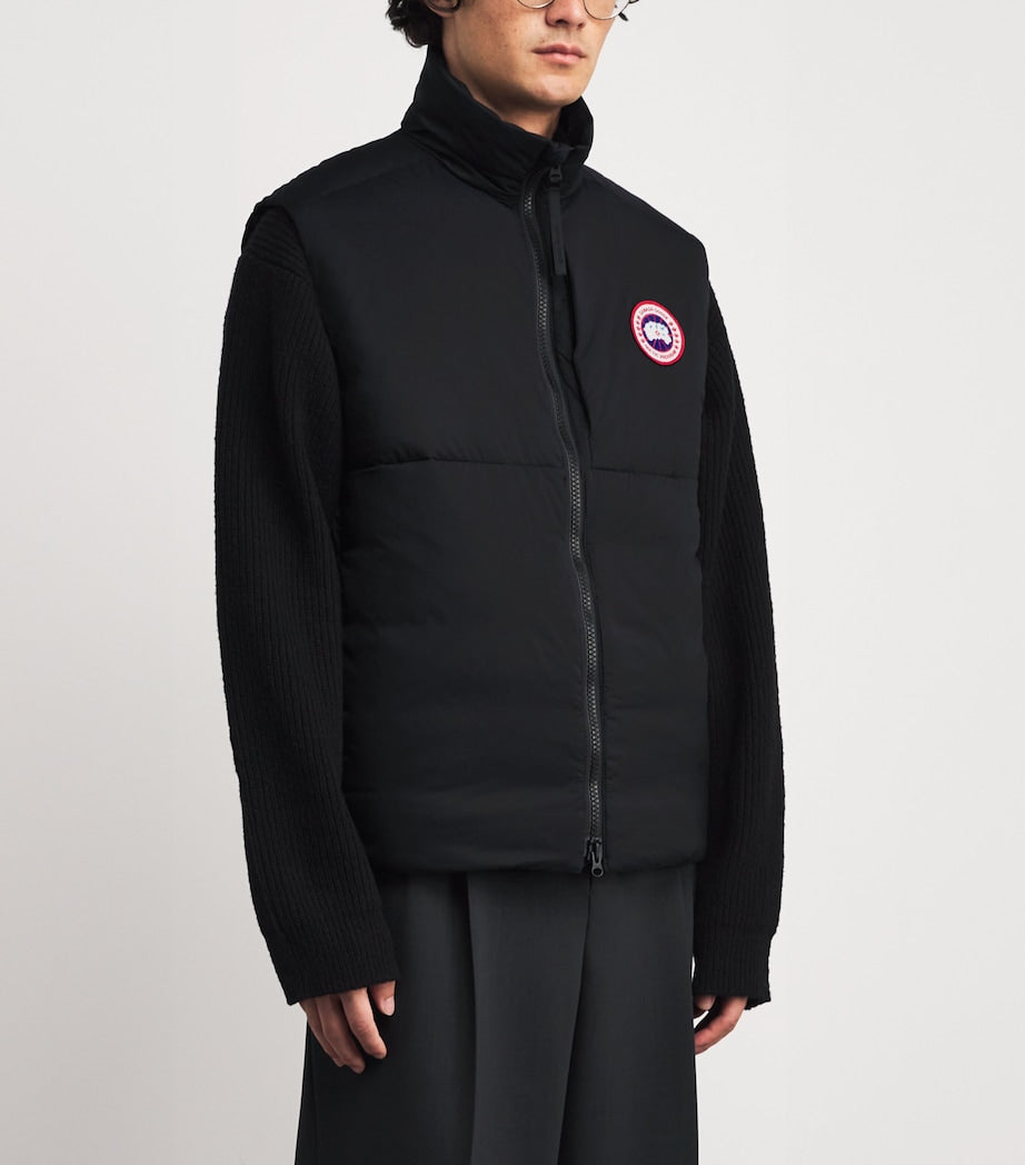 Canada Goose Black Down Water-Repellent Lodge Gilet