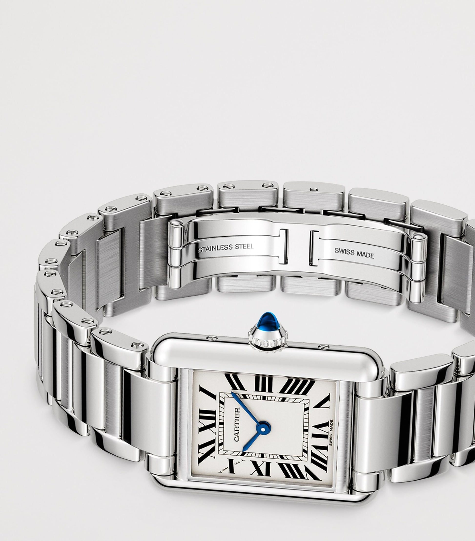 Cartier Small Steel Tank Must Watch 22mm