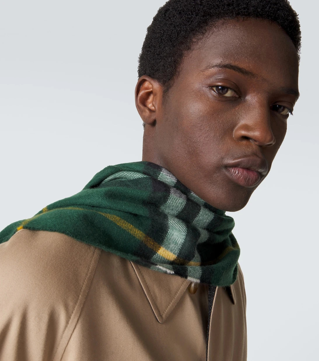 Burberry - Burberry Check cashmere scarf