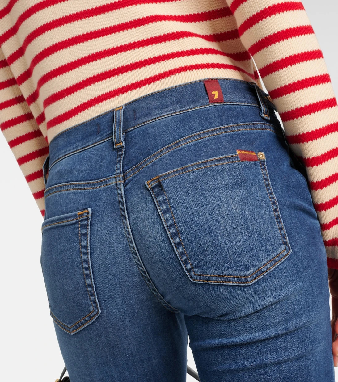 7 For All Mankind - Bootcut high-rise bootcut jeans