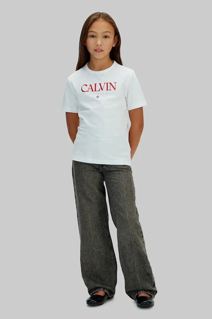 Calvin Klein Jeans Çocuk Pamuklu Tişört