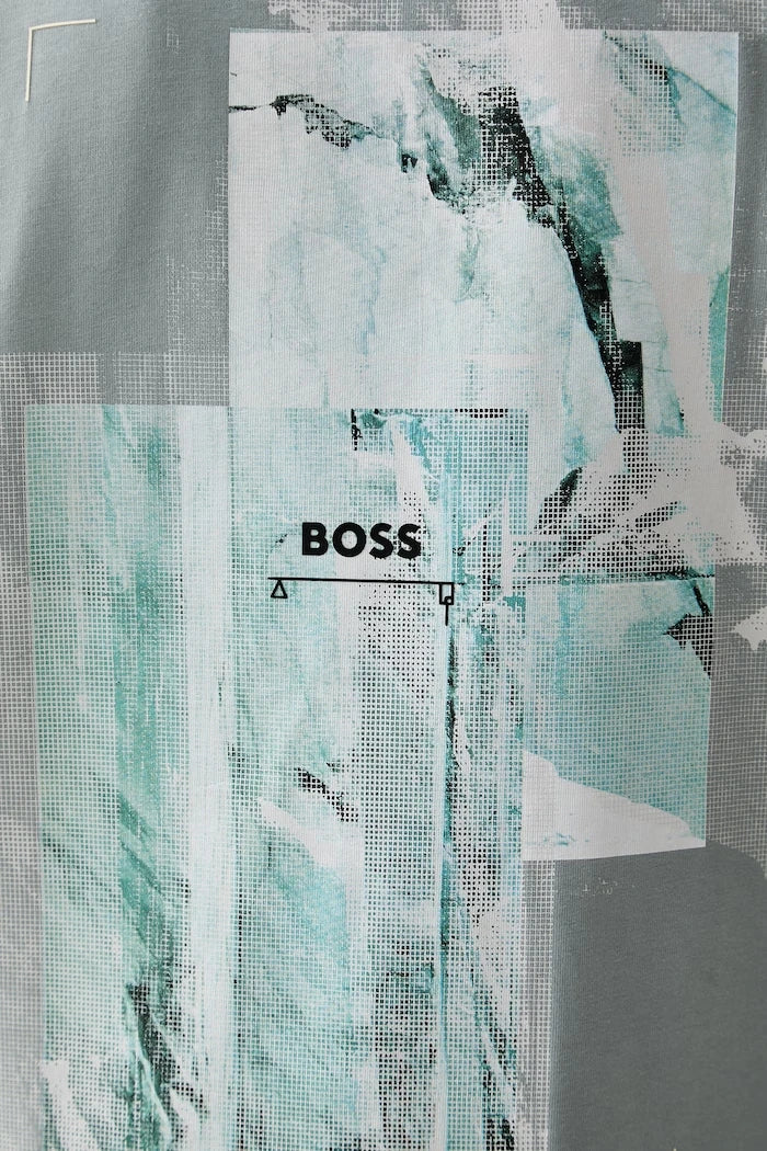 BOSS Orange Erkek Pamuklu Tişört Te_Frame