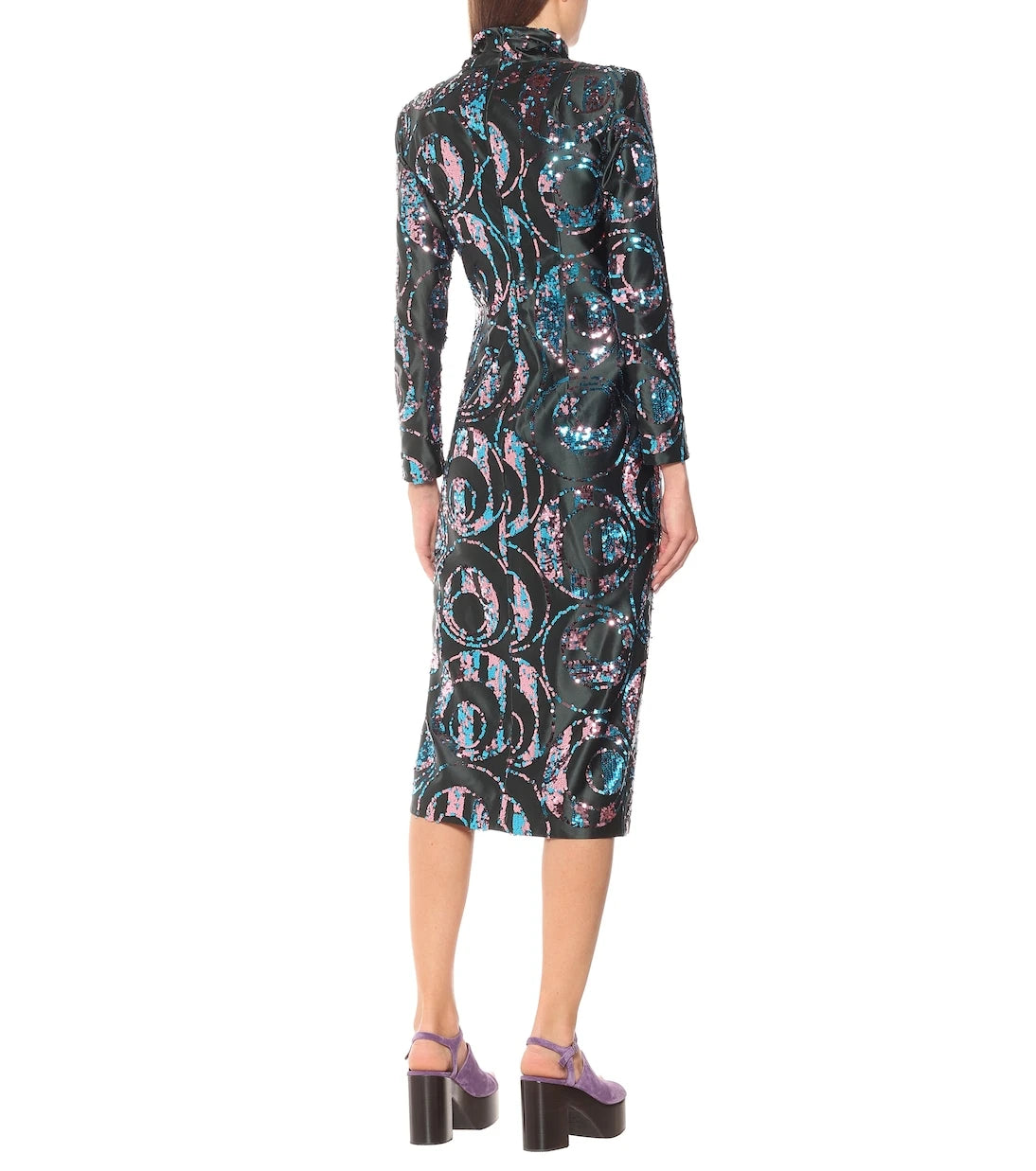 Dries Van Noten - Sequined midi dress