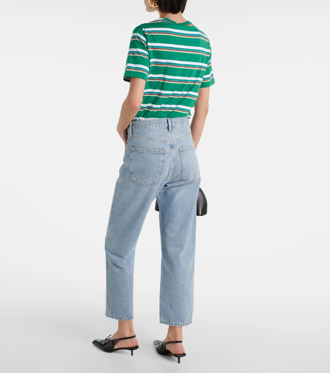 Agolde - 90's Crop mid-rise straight jeans