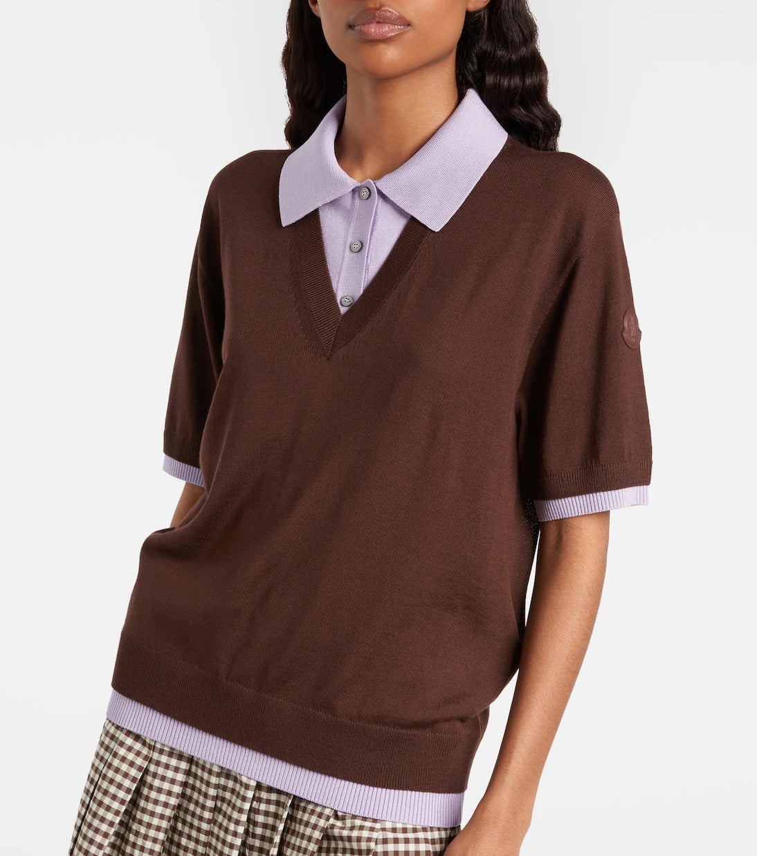 Moncler - Virgin wool polo shirt