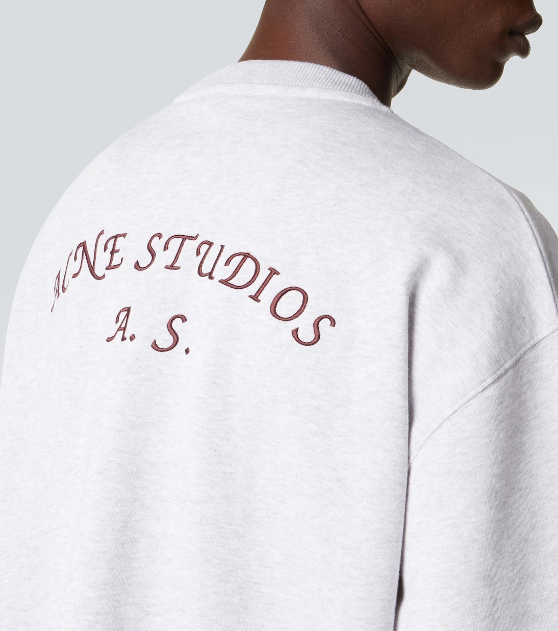 Acne Studios - Logo embroidered cotton-blend sweatshirt