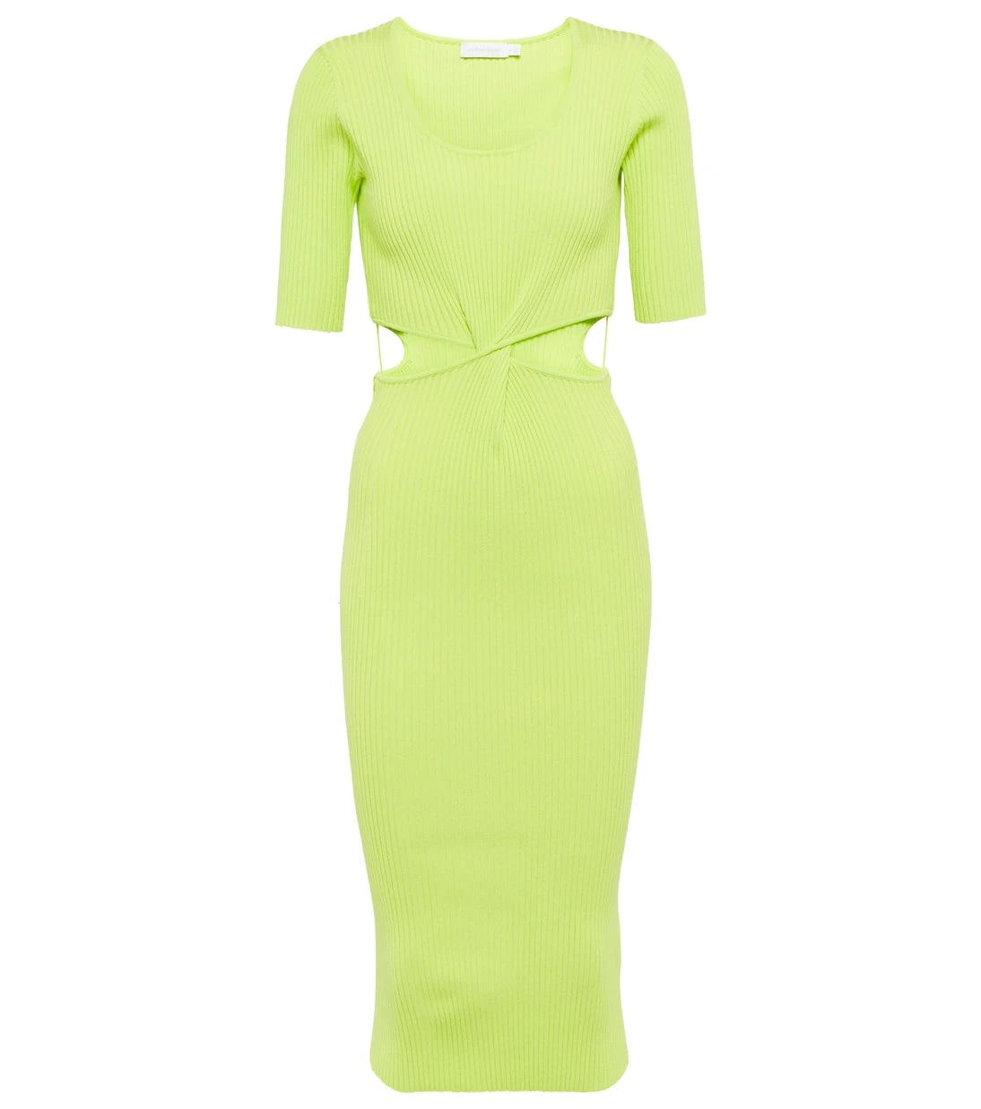 Simkhai - Collette ribbed-knit cutout midi dress