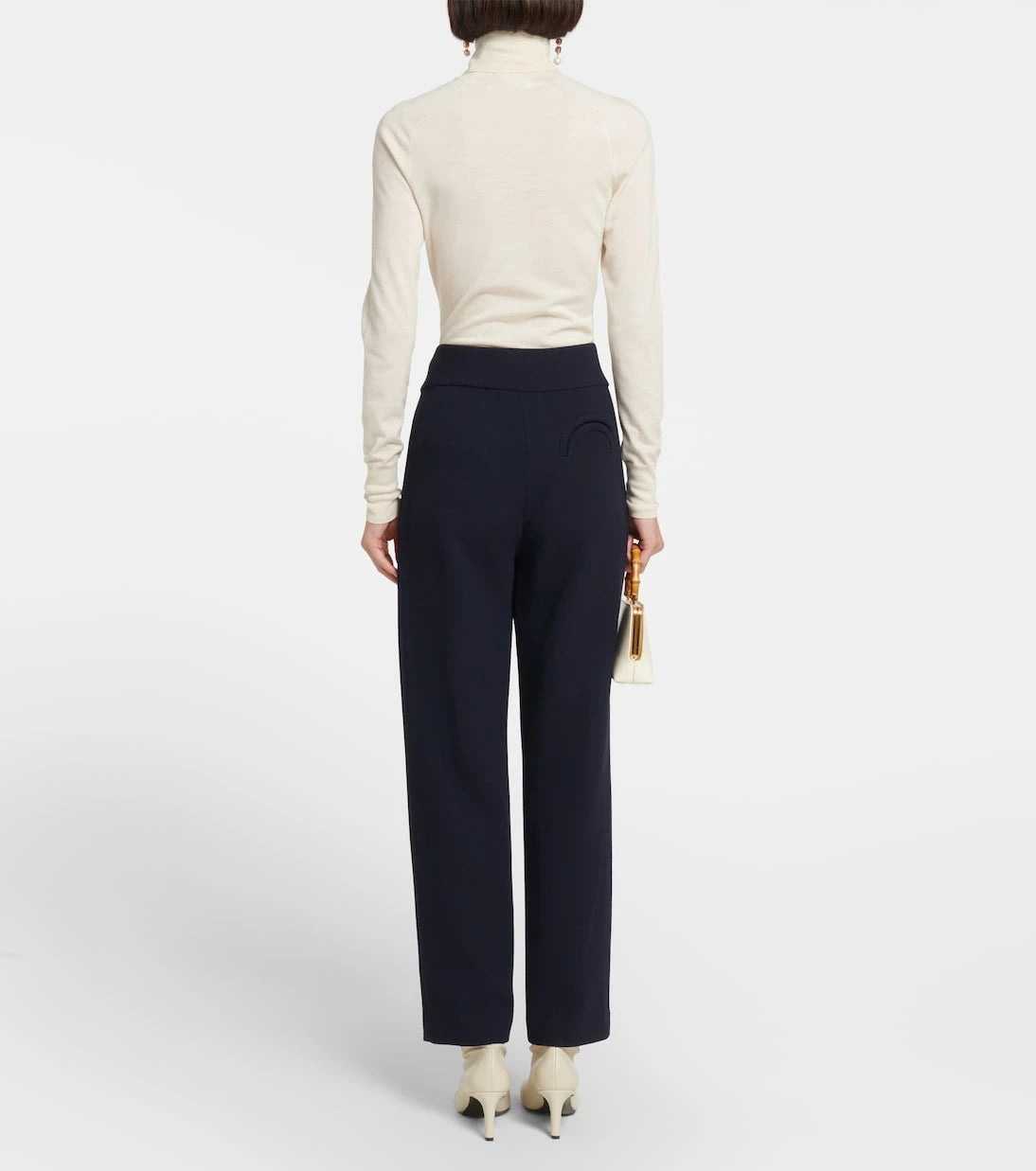 Blazé Milano - Basque high-rise virgin wool pants