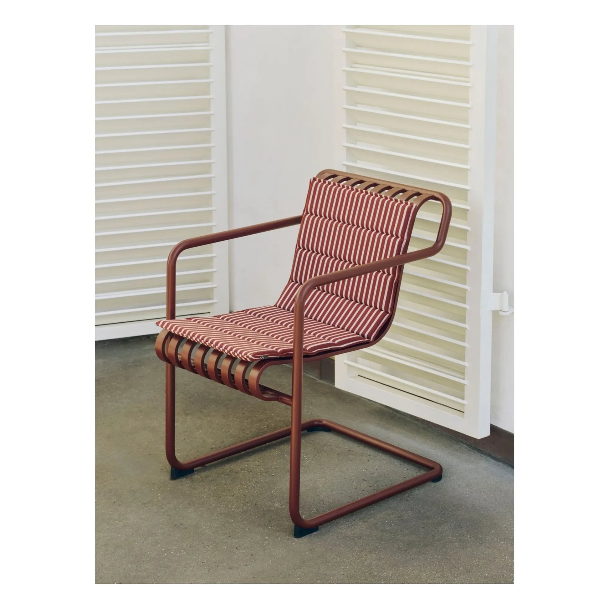 Hay - Terrazza outdoor armchair seat | Terracotta