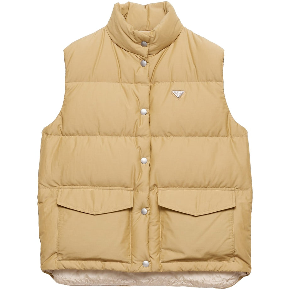 Prada Brown Down-Filled Gilet