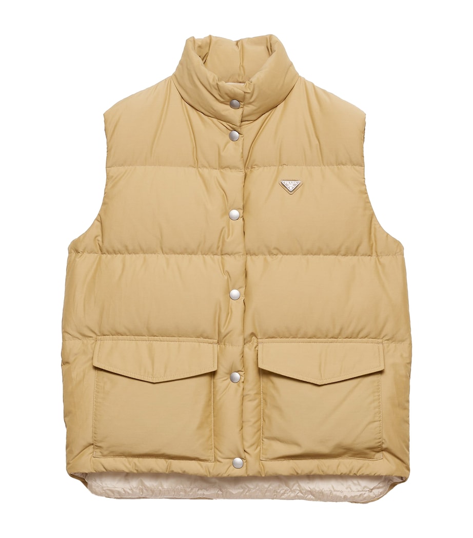 Prada Brown Down-Filled Gilet