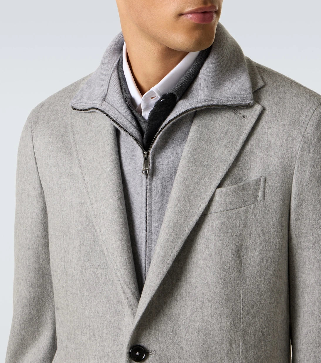 Zegna - سترة كشمير متعددة الطبقات