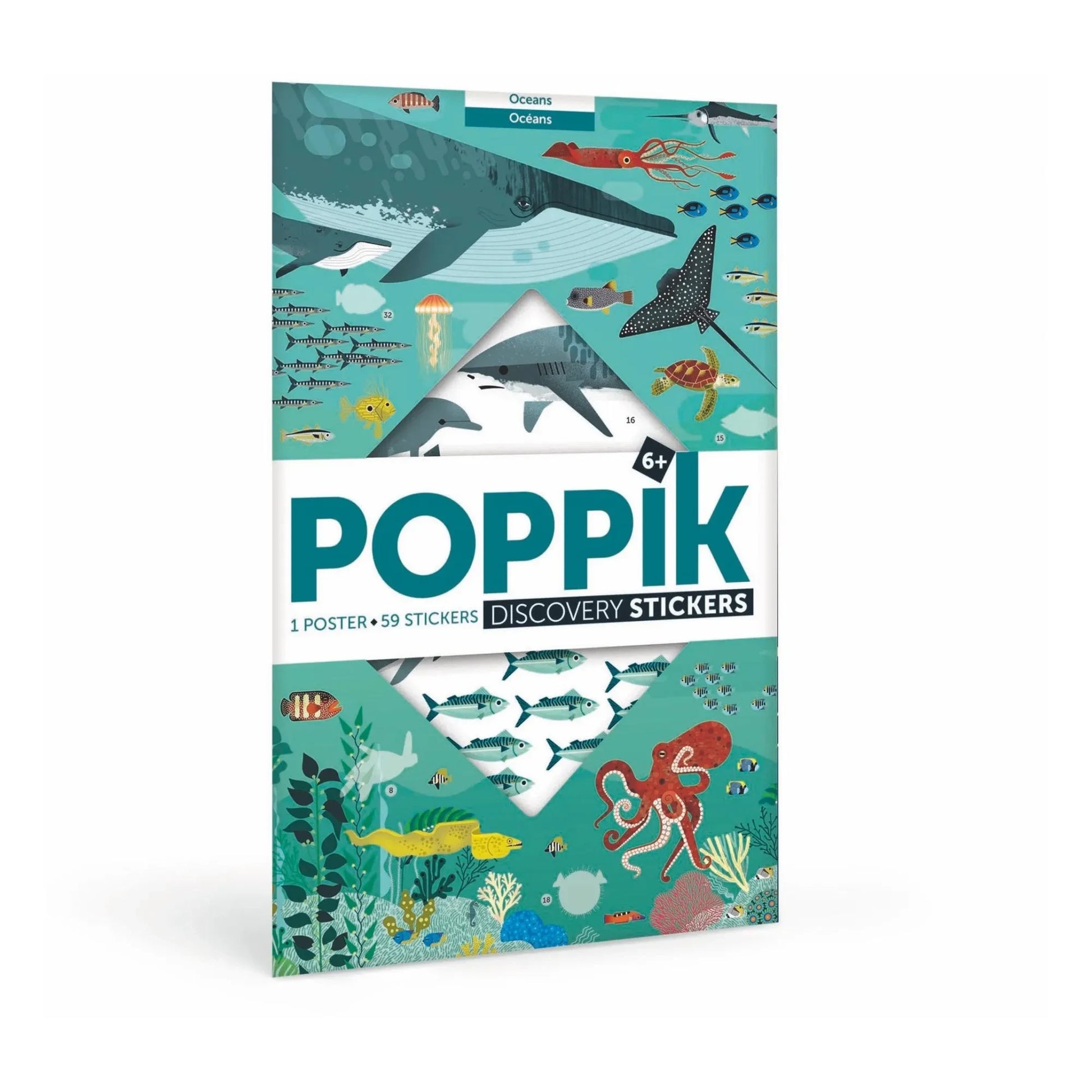 Poppik - Ocean Poster+ Stickers