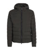 Canada Goose Black Down EnduraLuxe Packable Crofton Puffer Hoodie