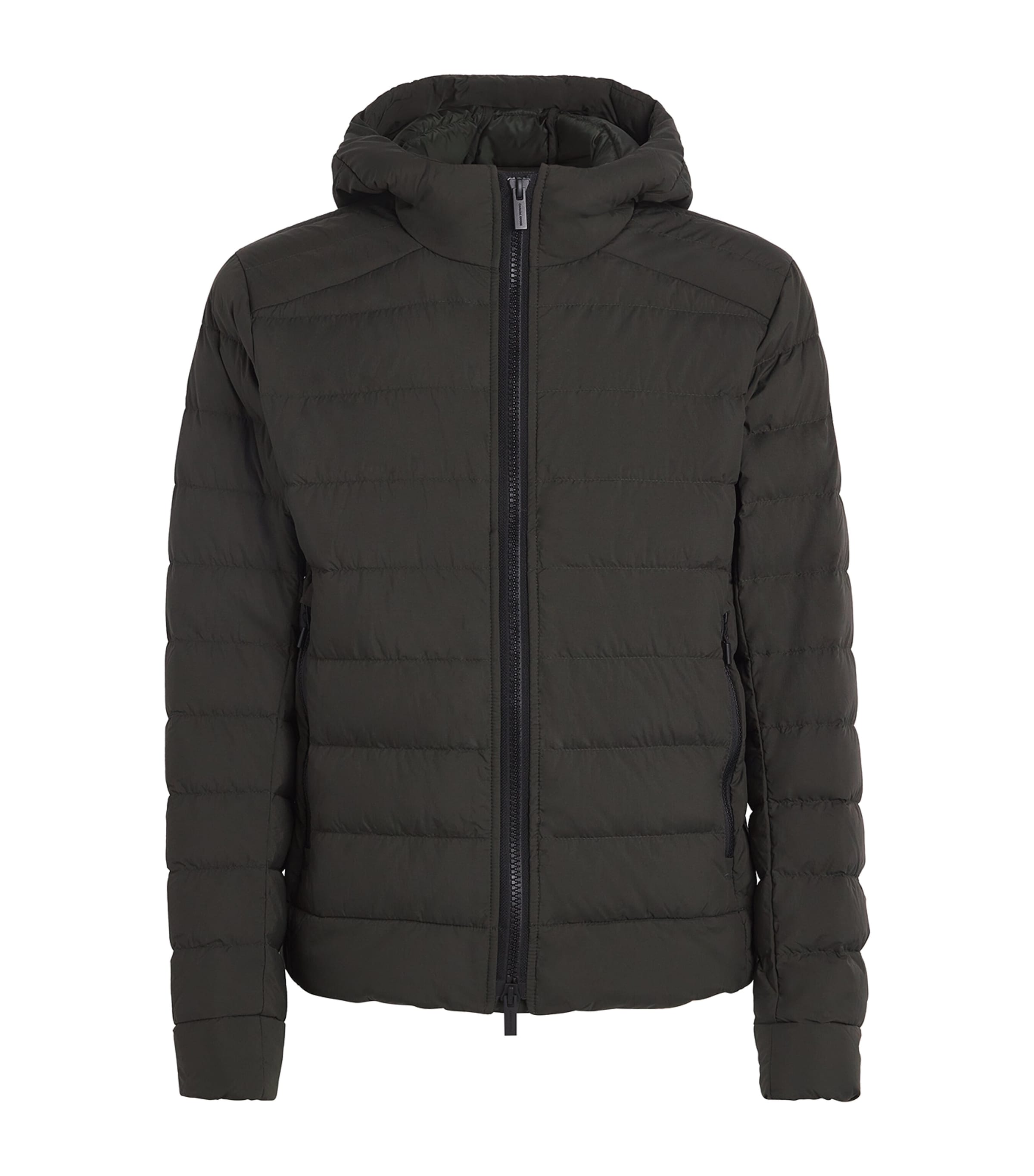Canada Goose Black Down EnduraLuxe Packable Crofton Puffer Hoodie