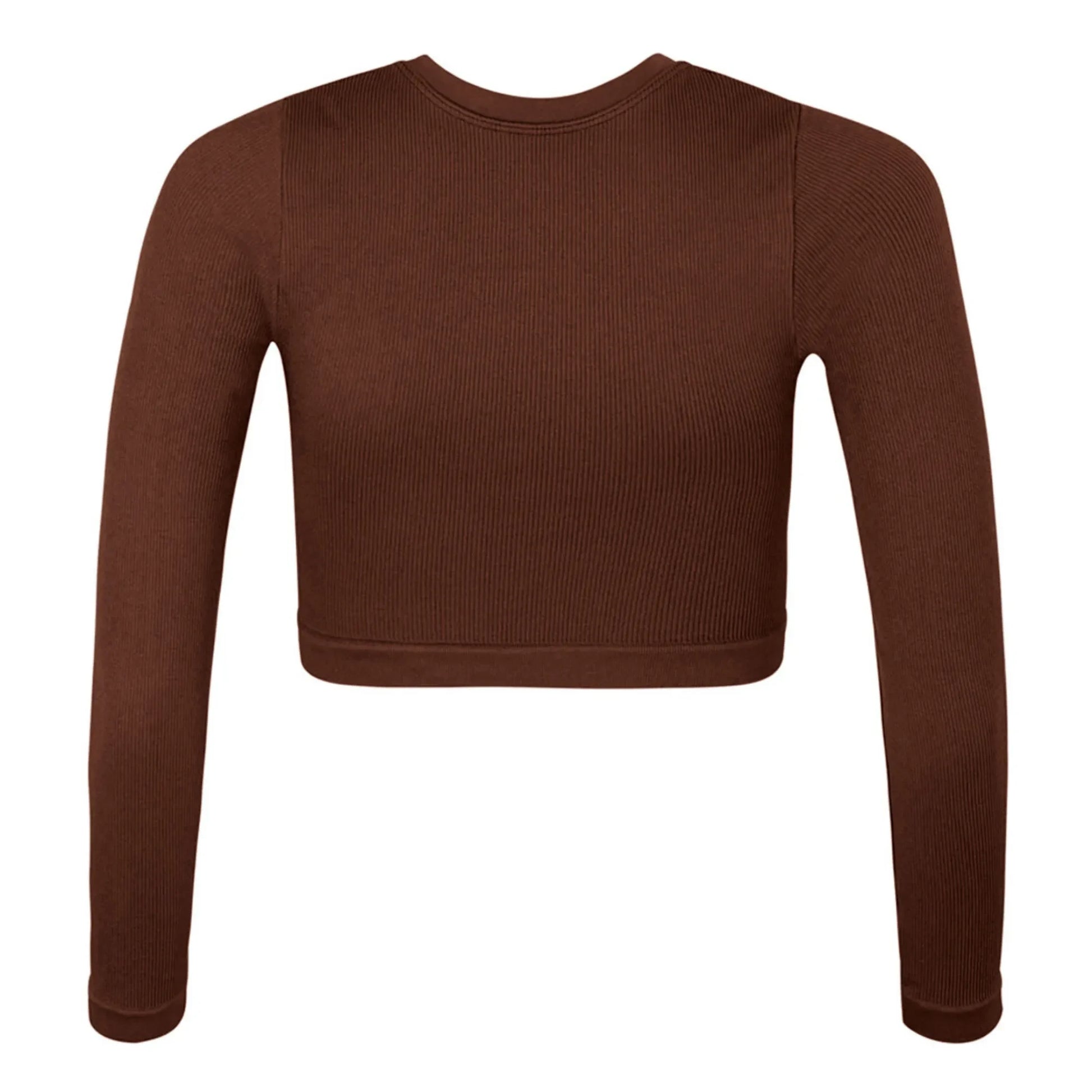 PRISM² - Evoke Ribbed Top | Brown