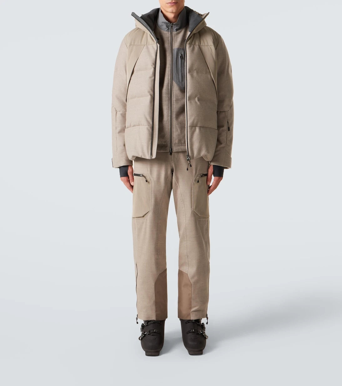 Sease - Explorer reversible wool-blend vest