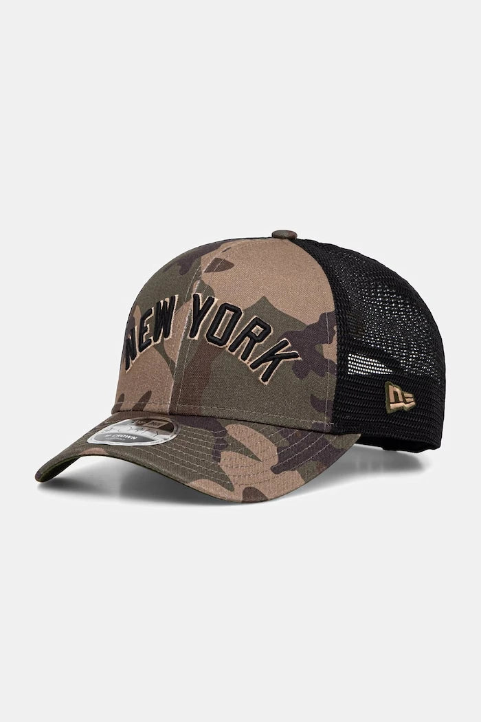 New Era шапка trucker WORDMARK CAMO 940 MC NYY