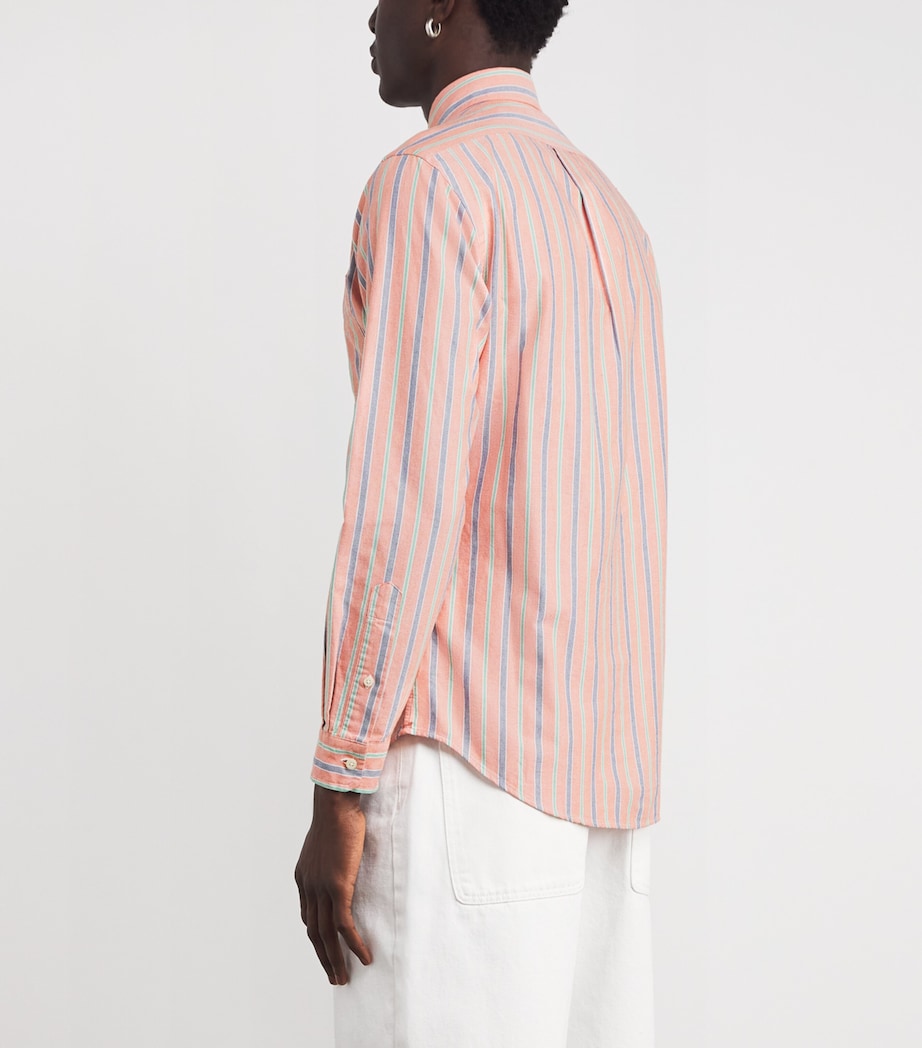 Cotton Stripe Oxford Shirt