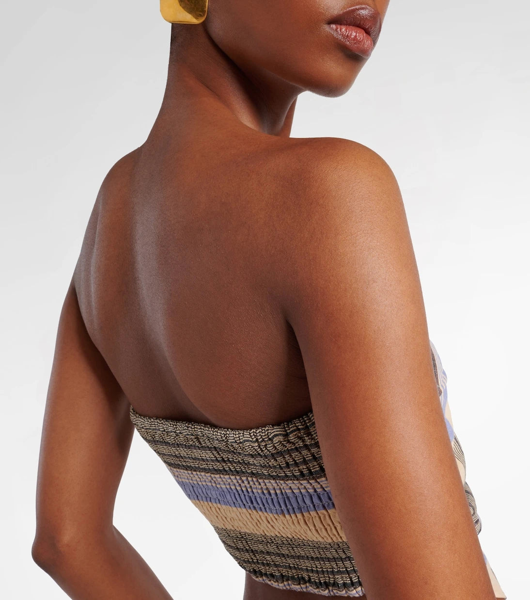 Faithfull - Antibes striped cotton and linen top