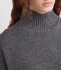 Weekend Max Mara Virgin Wool High-Neck Sweater DARK GREY