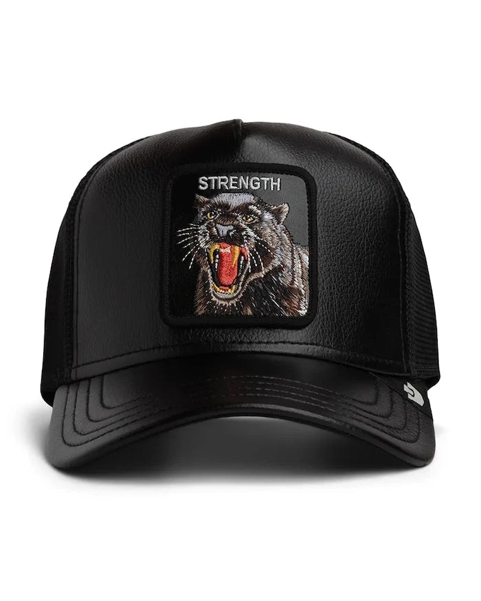 Goorin Bros trucker Faux Leather Panther şapka