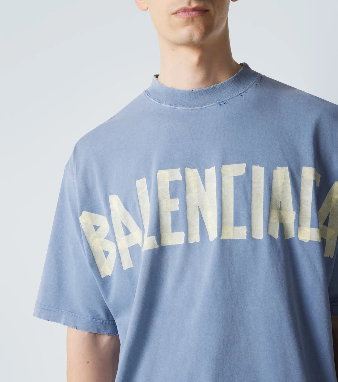 Balenciaga - Tape Type cotton jersey T-shirt