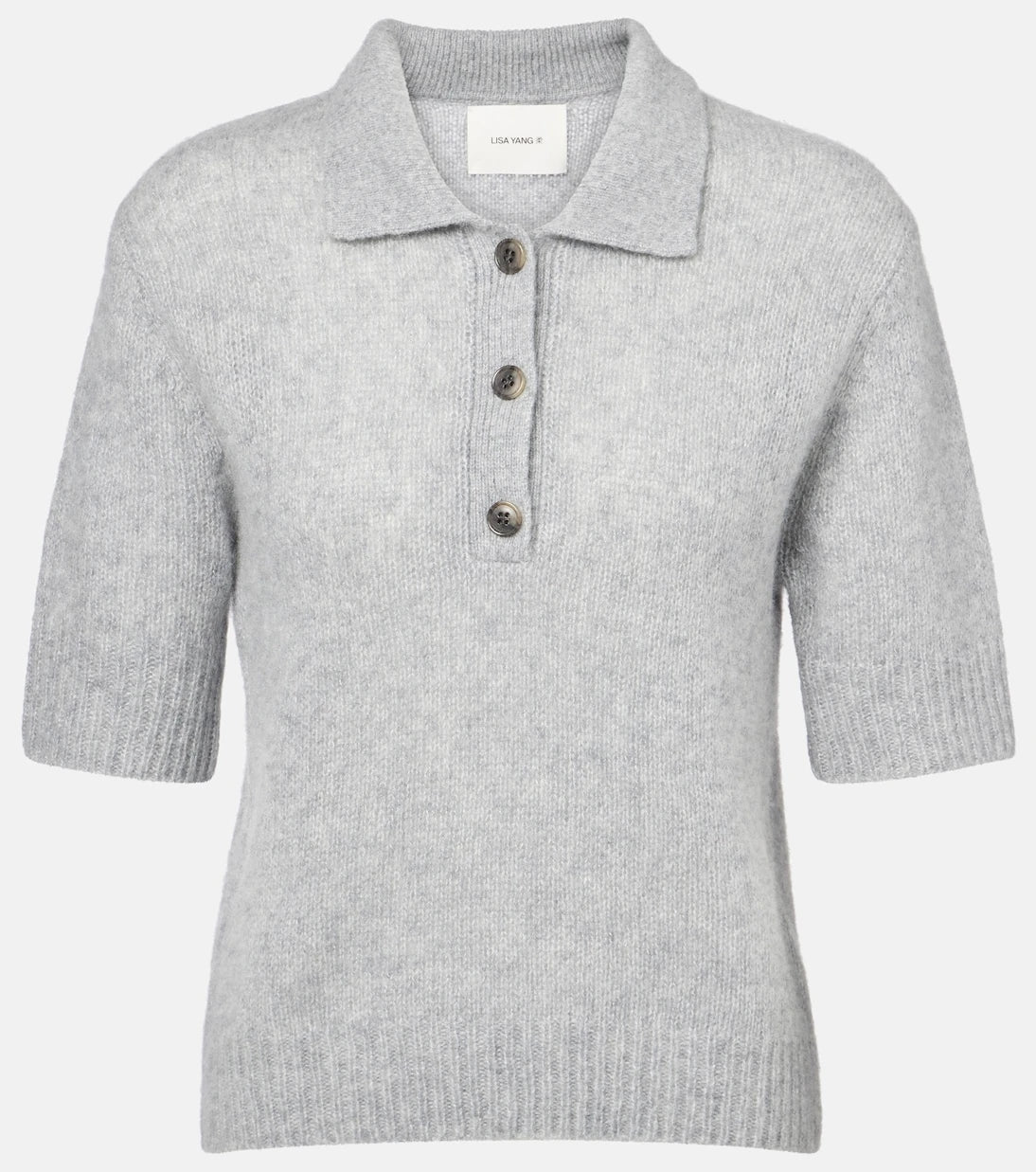Lisa Yang - Masy cashmere and silk polo shirt