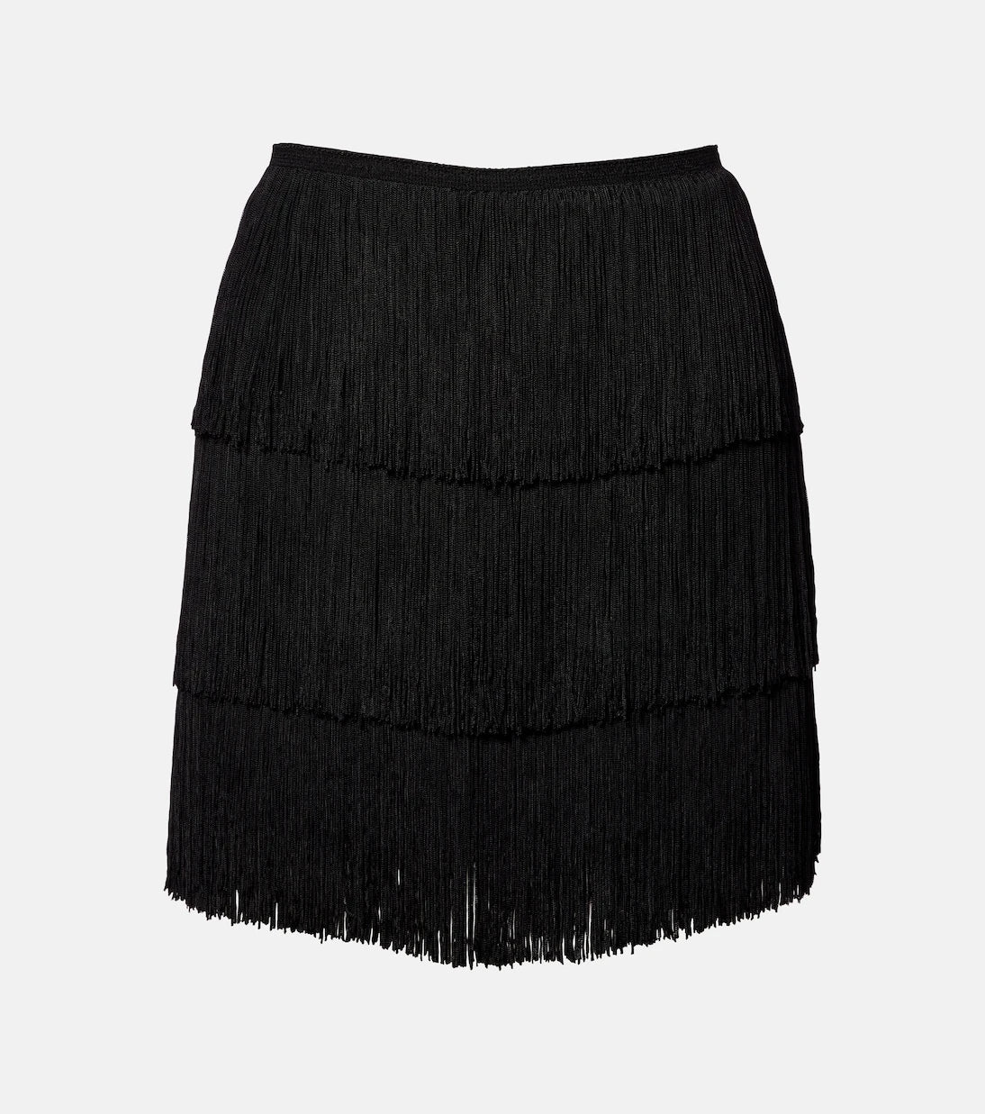 Norma Kamali - Fringed miniskirt