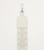 LOEWE White Leather Interlace Bag Strap