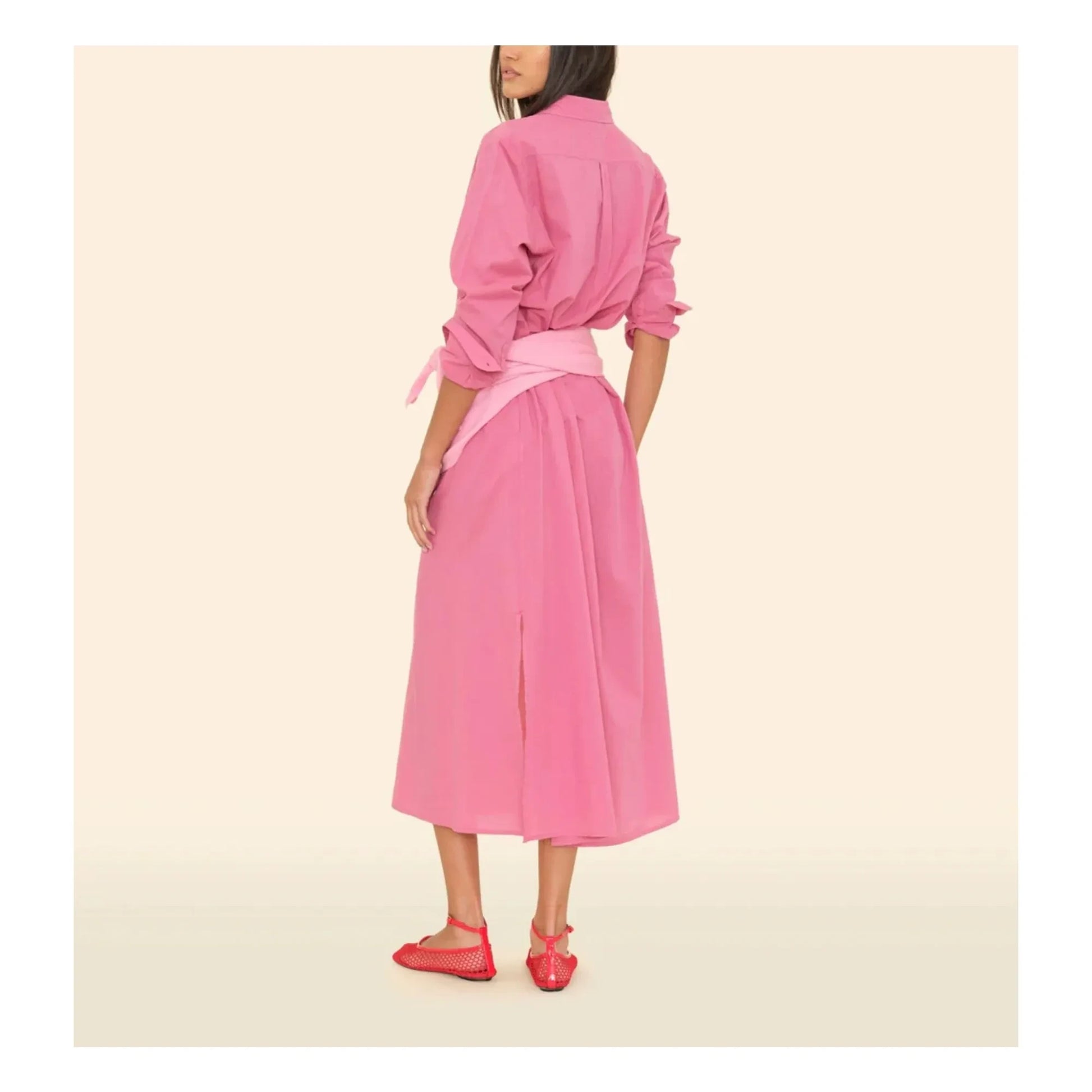 Xirena - Boden Cotton Poplin Dress | Framboise