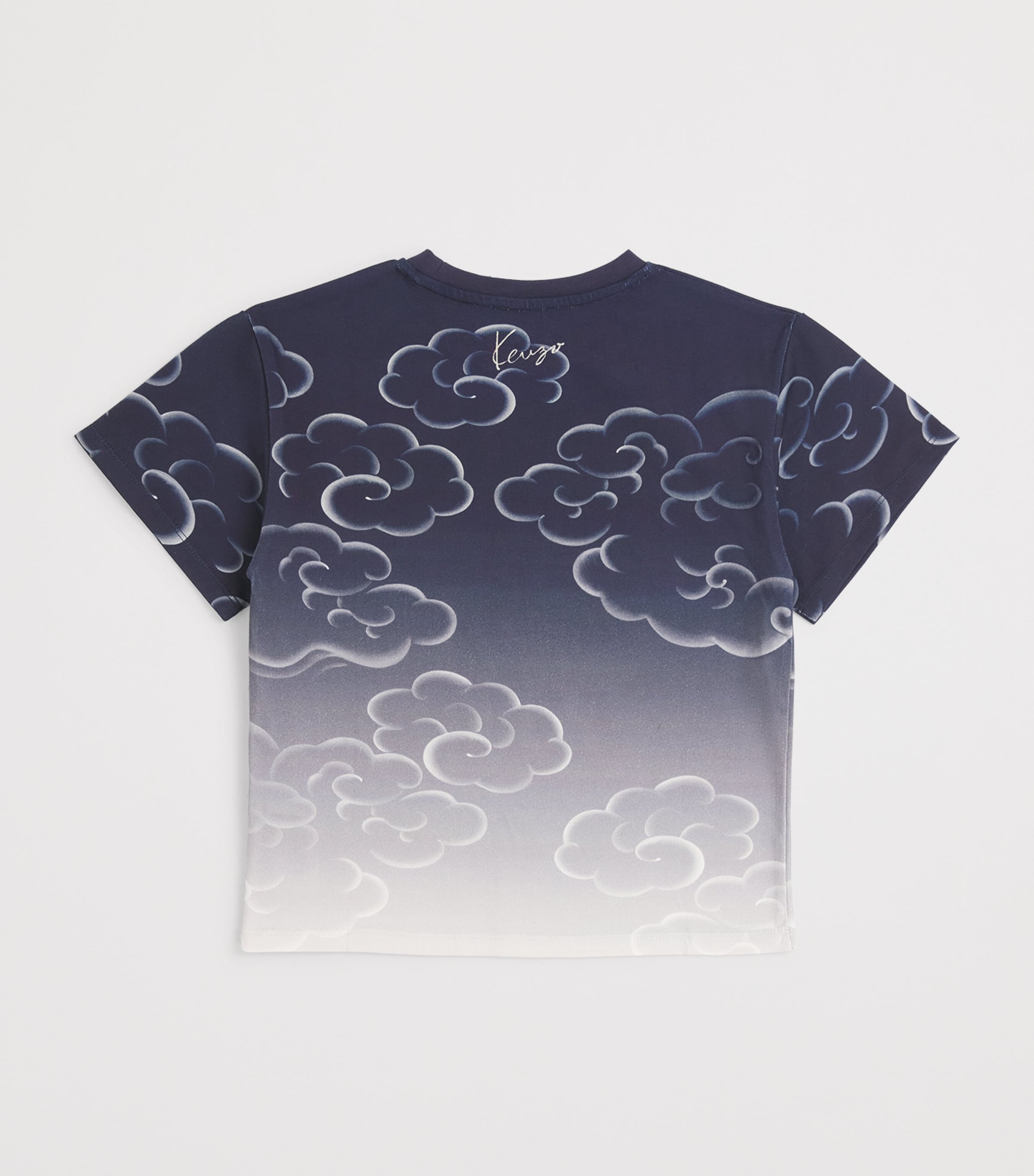 Kenzo Kids Cotton Tiger Clouds Print T-Shirt (2-14 Years)