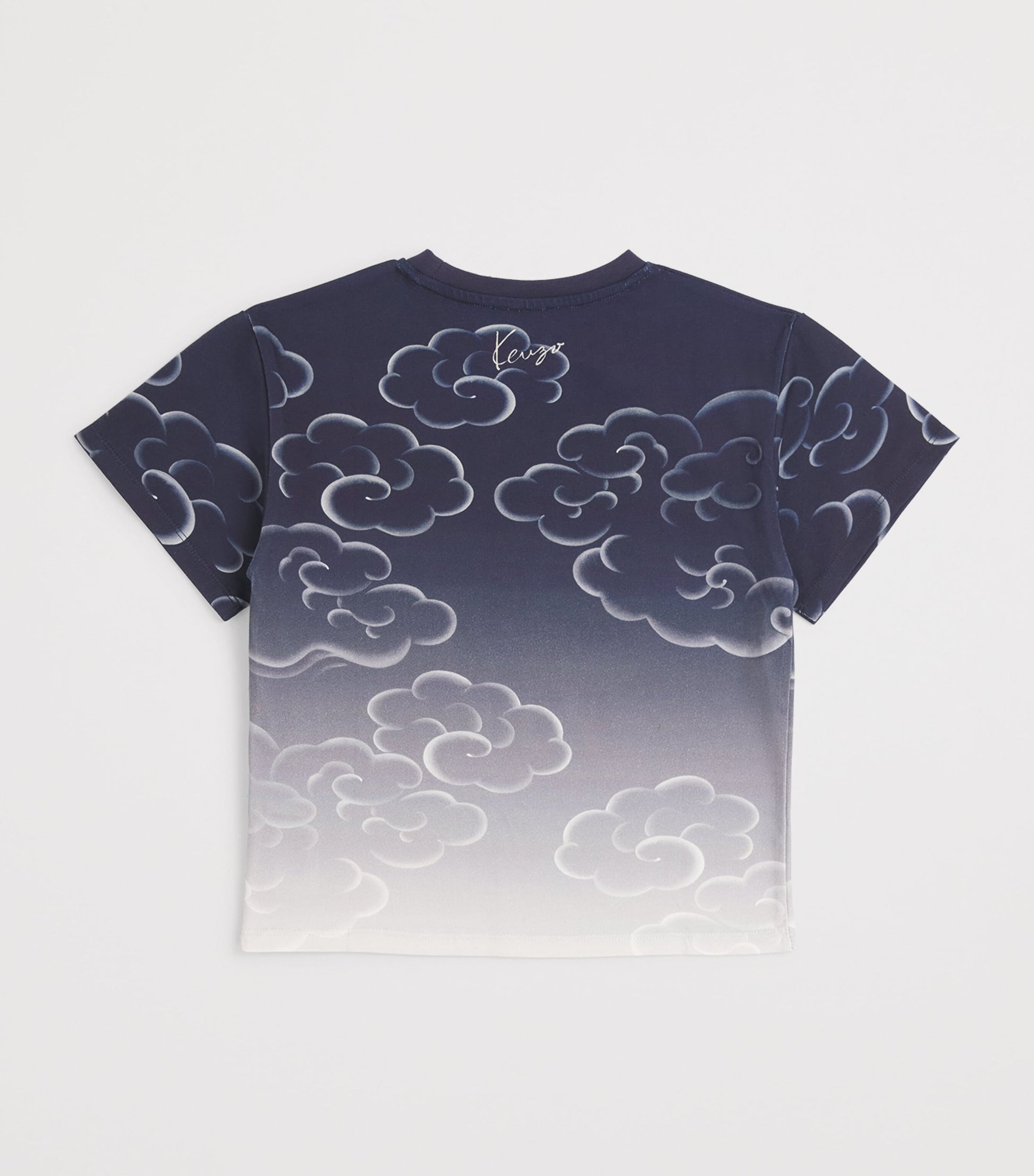Kenzo Kids Cotton Tiger Clouds Print T-Shirt (2-14 Years)