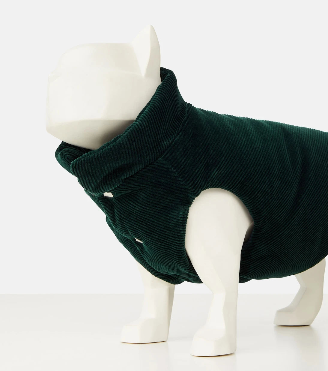 Gucci - Reversible corduroy dog coat