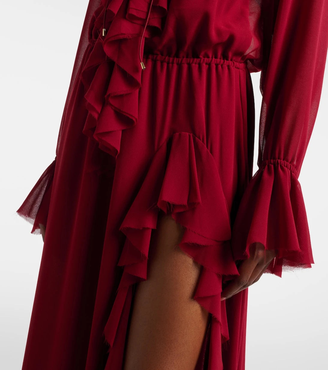 Bananhot - Bellen ruffled maxi dress