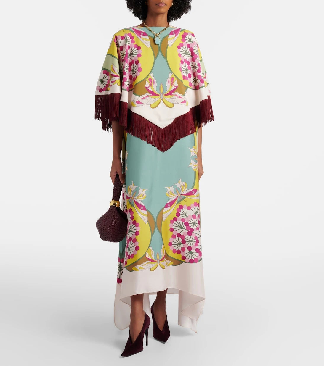 La DoubleJ - Florette Placée reversible satin poncho