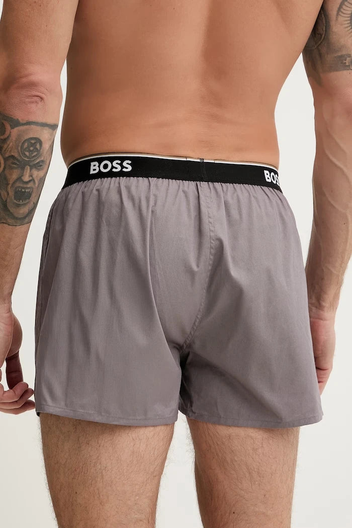 BOSS боксерки мъжки от памук 2P Boxer Shorts EW 2 броя