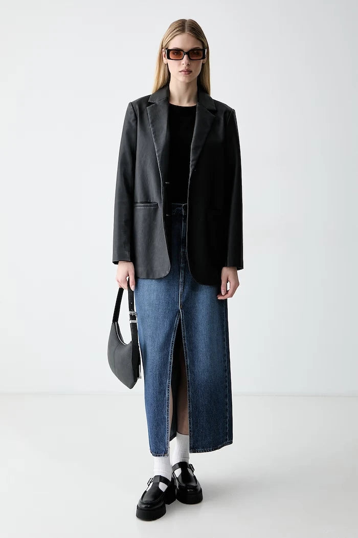 Levi's Denim Yırtmaçlı Etek ANKLE COLUMN